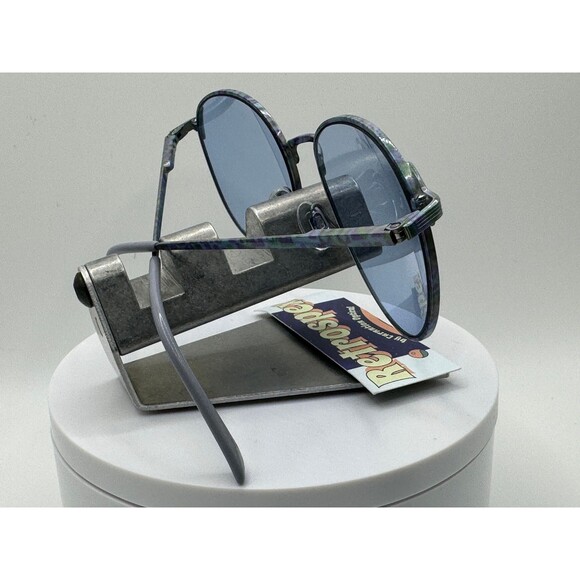 Vintage Oversize Sunglasses NOS Round Style Safilo 4563 Confetti Frame 1990s main image 4